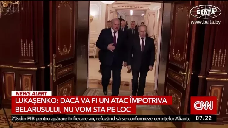 Alexander Lukasenko: Daca va fi un atac impotriva Belarusului, nu vom sta pe loc