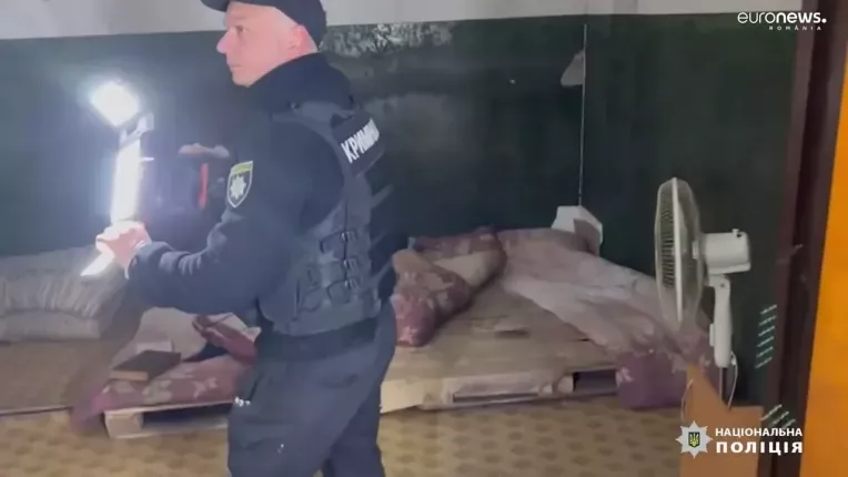 Camera de tortura folosita de trupele Rusiei, descoperita in Harkov