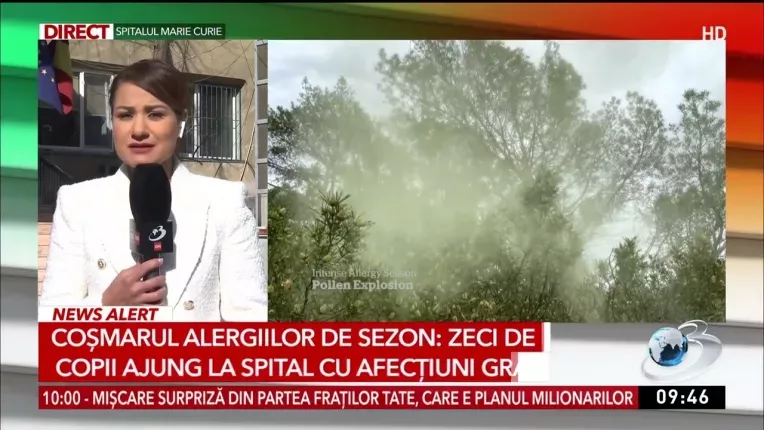 Cosmarul alergiilor de sezon: zeci de copii ajung la spital cu afectiuni grave