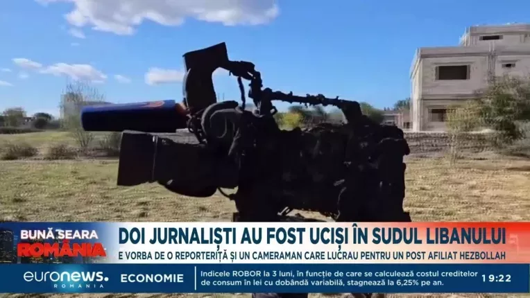 Doi jurnalisti de televiziune au fost ucisi in sudul Libanului, dupa o lovitura a armatei israeliene
