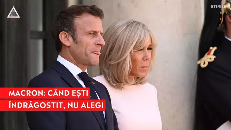 Macron a vorbit despre "iubirea interzisa" dintre el si Brigitte Macron, mai in varsta cu 24 de ani