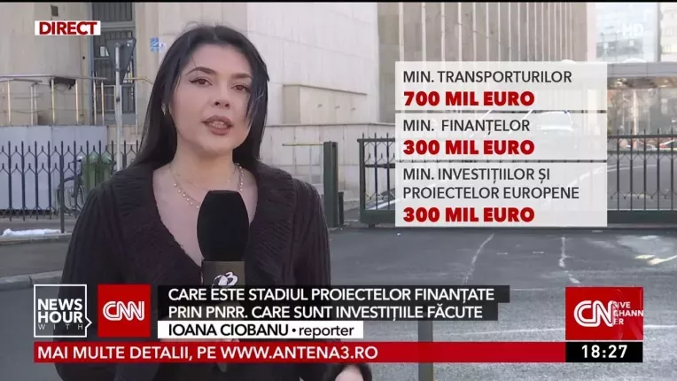 Peste 8 miliarde de euro din PNRR, nefolositi si blocati la Banca Nationala