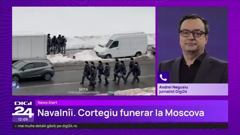 Rusii au inceput deja sa se adune pentru inmormantarea lui Navalnii