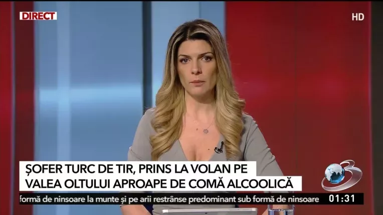 Sofer turc, prins cu o alcoolemie record in timp ce conducea un TIR pe Valea Oltului