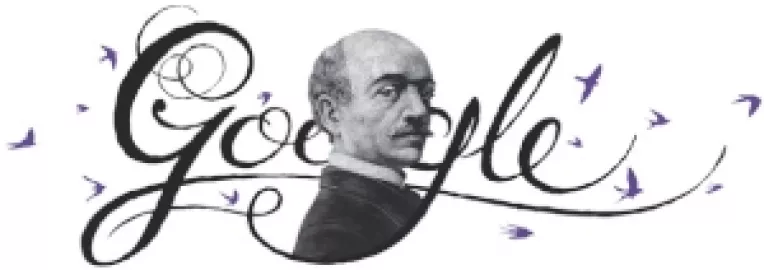 VASILE ALECSANDRI este sarbatorit de Google, la implinirea a 193 de ani, printr-un logo special